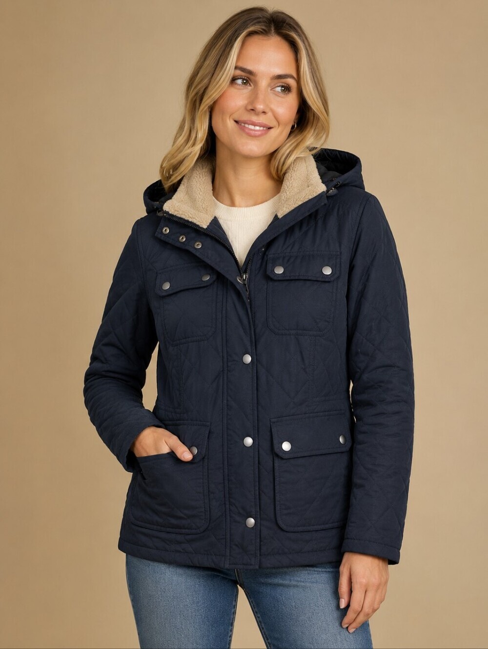 Barbour Bartlett Quilted Wax Jacket Coat
